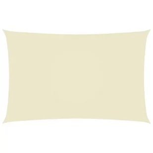 vidaXL Prostokątny żagiel ogrodowy, tkanina Oxford, 2x5 m, kremowy 135204 - Parasole ogrodowe - miniaturka - grafika 1