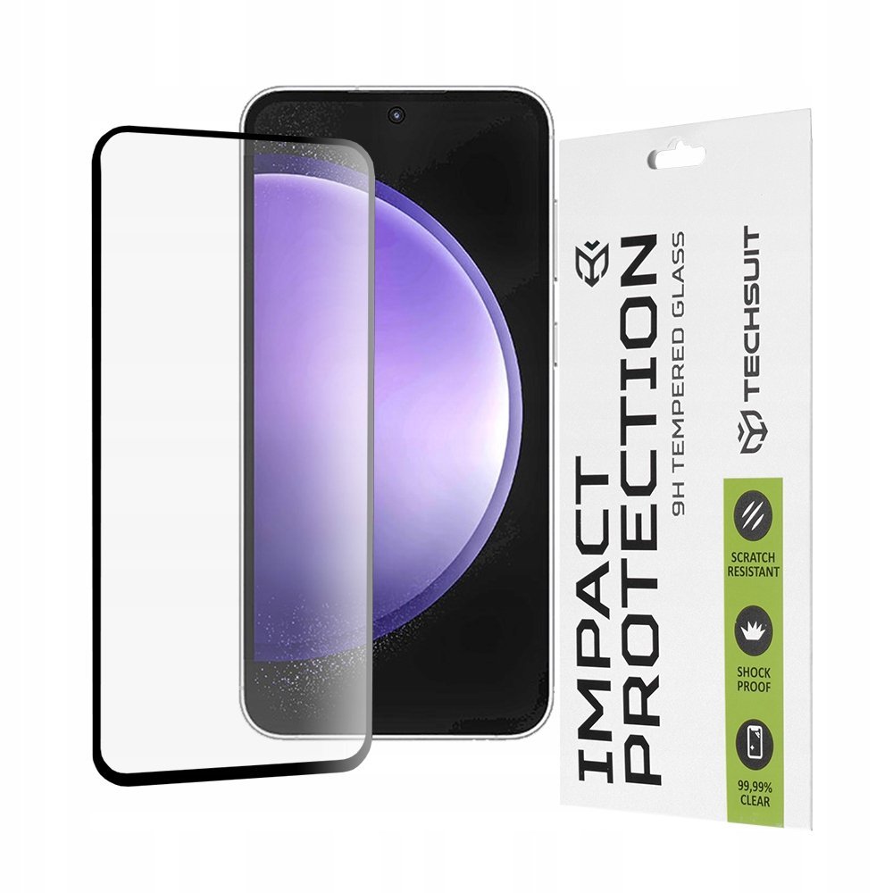 Szkło ochronne do Samsung Galaxy S23 FE, 9h, Techsuit
