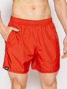 Kąpielówki męskie - Adidas Szorty kąpielowe Mid 3-Stripes HA0400 Czerwony Regular Fit - miniaturka - grafika 1