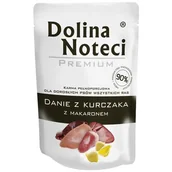 Mokra karma dla psów - Dolina Noteci Premium danie kurczak z makaronem 100 g mokra karma dla psów ras małych - miniaturka - grafika 1