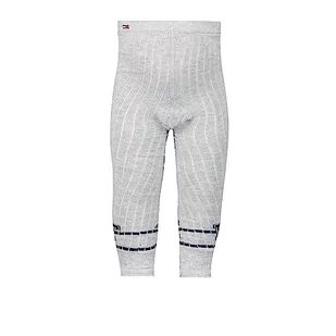 Tommy Hilfiger Legginsy uniseks dla niemowląt Varsity, szary melanż, 86 - Legginsy - miniaturka - grafika 1