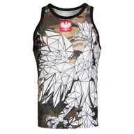 Kimona, stroje i obuwie - Tank Top fitness męskie EXTREME HOBBY POLSKA CAMO bez rękawów - miniaturka - grafika 1