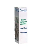 Apteczki i materiały opatrunkowe - 3M VISCOPLAST Opaska elastyczna tkana z zapinką 5m x 15cm - miniaturka - grafika 1