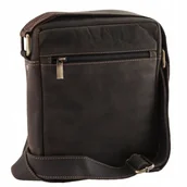 Torby męskie - Męska Listonoszka Ze Skóry Naturalnej - miniaturka - grafika 1