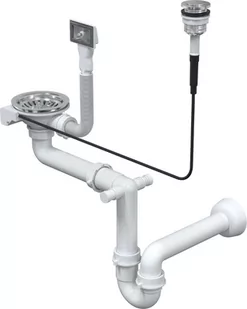 Quadron Quadron Syfon zlewozmywakowy stal szlachetna 13SR3(14G P1A-BS - Syfony - miniaturka - grafika 3