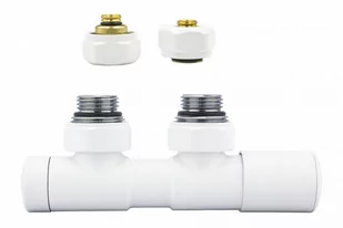 Zawór regulacyjny 50mm TWINS biały mat prawy Pex - Zawory i kraniki Zawór regulacyjny 50mm TWINS biały mat prawy Pex - Zawory i kraniki - miniaturka - grafika 1