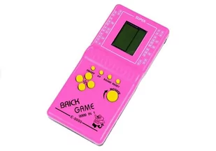 Gra Elektroniczna Tetris Kieszonkowa Różowa - Gry planszowe - miniaturka - grafika 2