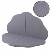 Maty piankowe - Mata Rozkładana Wodoodporna dla Dzieci Szara Na Ogród Misioo 115x115x5 - miniaturka - grafika 1
