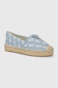 Espadryle damskie - Guess espadryle JOLANDE kolor niebieski na platformie FLGJDE FAL14 - miniaturka - grafika 1