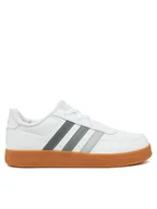 Buty dla dziewczynek - adidas Sneakersy Breaknet Lifestyle Court IH8878 Biały - miniaturka - grafika 1