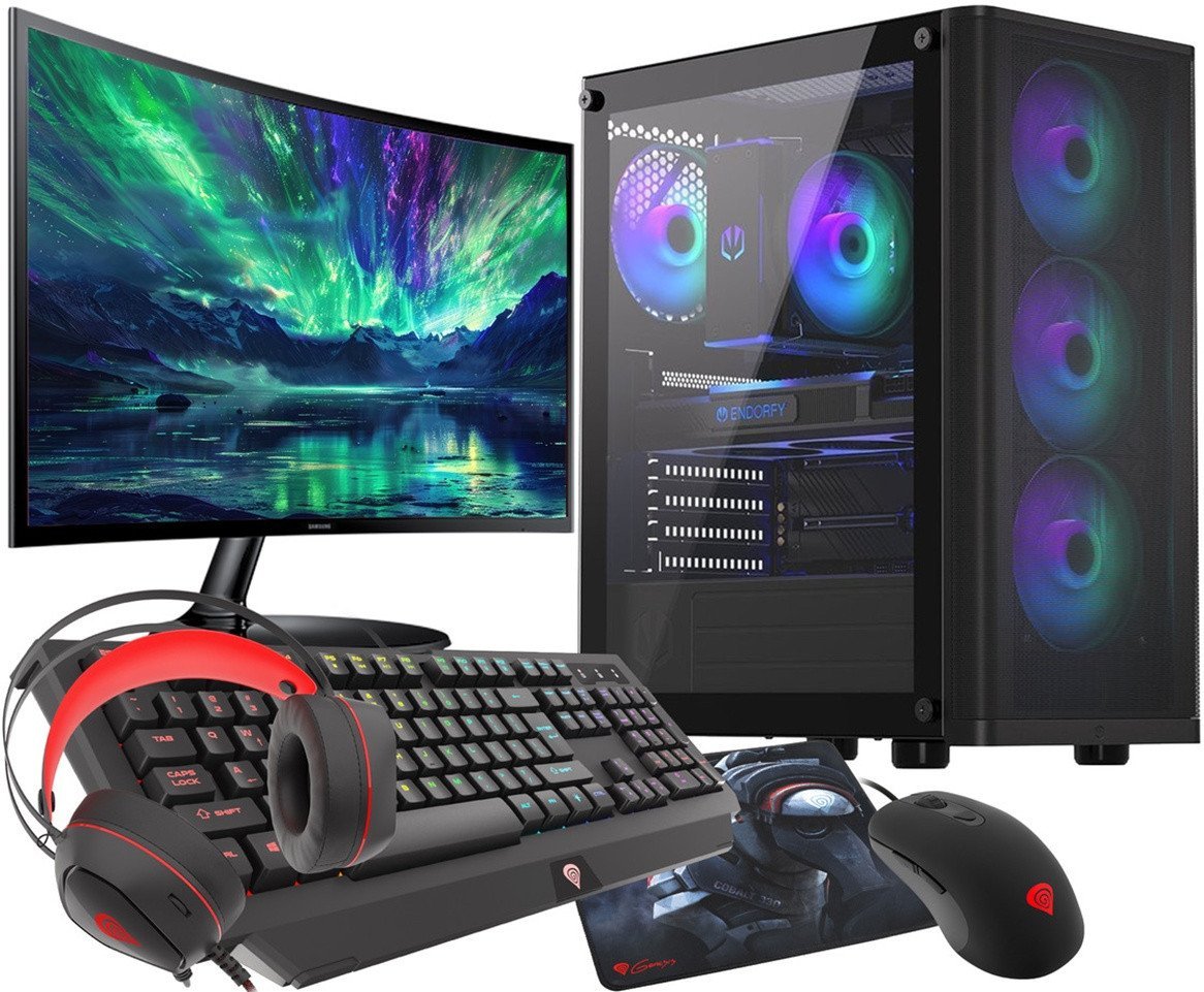 GAMING PC ARGB VENTUM i5-14400F RTX 5060 32GB SSD 1TB nVme WIFI 27