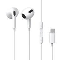 Słuchawki - Baseus Encok C17 USB-C białe (NGCR010002) - miniaturka - grafika 1