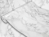 Meble modułowe i akcesoria - Okleina Samoprzylepna Meblowa Marmur Szary Na Komodę Szafę Regał 67x200 - miniaturka - grafika 1