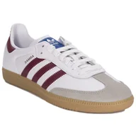 Sneakersy męskie - Adidas Samba OG Sneakersy męskie biało - czerwone-44 - miniaturka - grafika 1