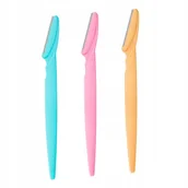 Maszynki do golenia i wkłady - Zestaw Nożyk Trymer Do Stylizacji Brwi, 3 Szt. - miniaturka - grafika 1