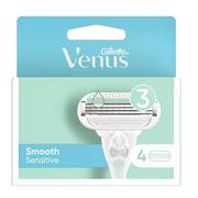 Maszynki do golenia i wkłady - Gillette Venus Smooth Sensitive wymienne ostrza do maszynki do golenia dla kobiet 4szt - miniaturka - grafika 1