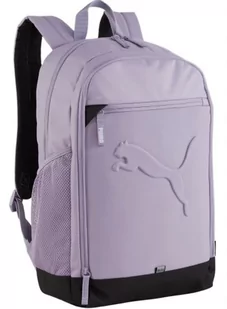 Plecak Puma tłoczone LOGO 73581 fioletowy - Plecaki szkolne i tornistry - miniaturka - grafika 1