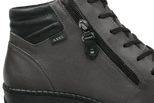Botki AXEL Comfort 4356 H Szare na zamek Kosela Medic 9356 na Haluksy - Botki damskie - miniaturka - grafika 6