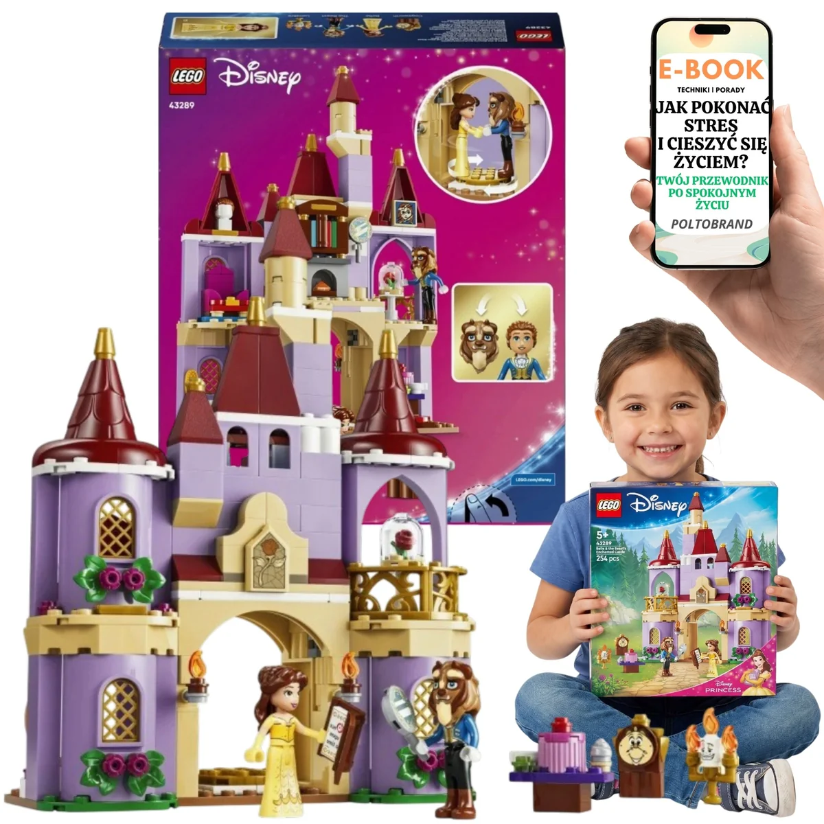 LEGO DISNEY Piękna i Bestia Zamek 43289