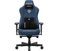 Fotele gamingowe - Anda Seat Kaiser 3E XL Gamingowy do 150kg Tkanina Granatowy - miniaturka - grafika 1