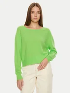 Swetry damskie - American Vintage Sweter Raxow RAX18EH24 Zielony Loose Fit - miniaturka - grafika 1
