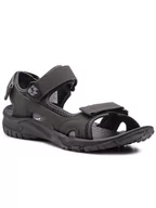 Sandały męskie - Jack Wolfskin Sandały Lakewood Cruise Sandal M 409011 Szary - miniaturka - grafika 1