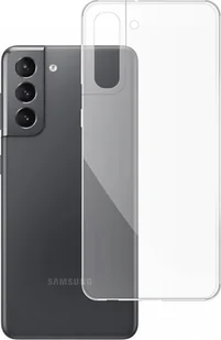 etumi Etui Do Samsung Galaxy S21 5G Gumowe Slim Clear Pokrowiec Ochronny / Futerał Obudowa / Ochrona Clear Cover Bezbarwne Slim Case0144 - Etui i futerały do telefonów - miniaturka - grafika 1