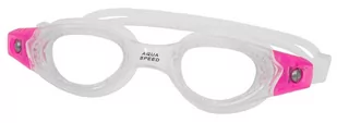 Aqua Speed AquaSpeed, Okulary pływackie, Pacific JR, transparentne różowe - Pływanie - miniaturka - grafika 1