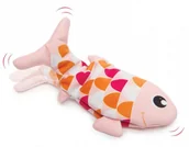 Zabawki dla kotów - CATIT Groovy fish zabawka dla kota z kocimiętką ładowana USB 25cm - kol. różowy - miniaturka - grafika 1