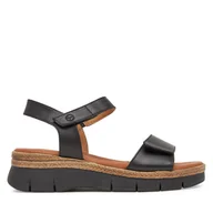 Sandały damskie - Sandały Tamaris 1-28220-44 Czarny - miniaturka - grafika 1