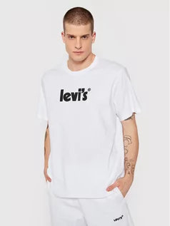 Koszulki męskie - Levi's T-Shirt 16143-0390 Biały Relaxed Fit - grafika 1