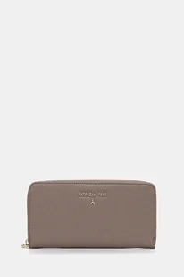 Patrizia Pepe portfel skórzany damski kolor beżowy CQ4879 L001 - Portfele - miniaturka - grafika 1
