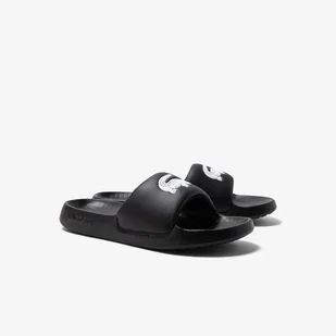 Damskie Klapki LACOSTE SHOES 45CFA0002.312 – Czarny - Klapki i japonki damskie - miniaturka - grafika 1