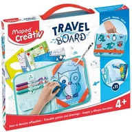 Tablice dla dzieci - Maped Tablica rysunkowa zmywalna , zestaw podróżny Maped Creativ - miniaturka - grafika 1