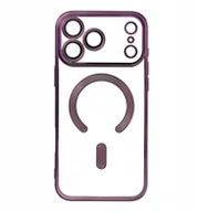 Etui i futerały do telefonów - Futerał ELECTRO MAG COVER kompatybilny z MagSafe do IPHONE 17 Pro Max fioletowy - miniaturka - grafika 1
