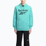 Bluzy męskie - Bluza męska Reebok Identity Big Logo Fleece Hoodie ai aqua - miniaturka - grafika 1