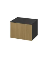 Szafki łazienkowe - Szafka łazienkowa pod umywalkę z blatem Meissen Keramik Werta 60 cm jasne drewno S1005-008 - miniaturka - grafika 1