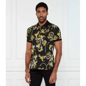Koszule męskie - Versace Jeans Couture Polo | Slim Fit - miniaturka - grafika 1