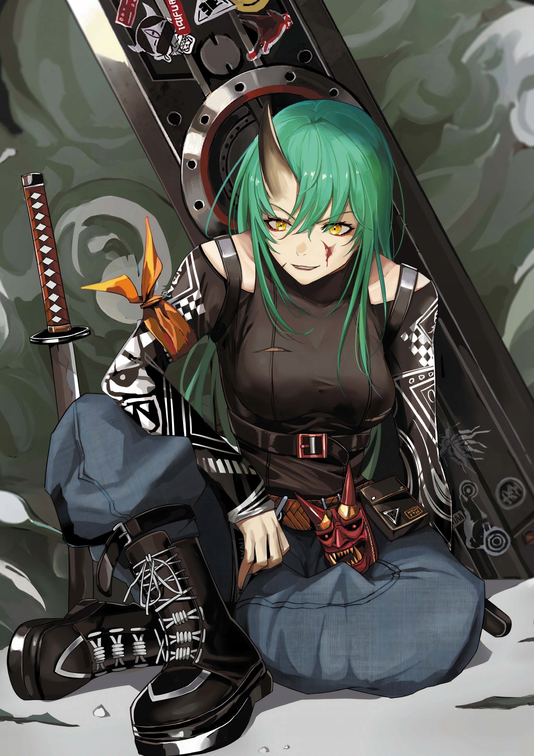 Plakat A1 gra anime Arknights