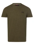 Koszulki męskie - Superdry T-shirt męski Mężczyźni Bawełna zielony marmurkowy, XL - miniaturka - grafika 1