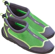 Sandały męskie - Beco Aqua shoes unisex BECO 90661 118 41 grey/green - miniaturka - grafika 1