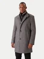 Płaszcze męskie - Bugatti Płaszcz przejściowy 821429-84204 D Szary Regular Fit - miniaturka - grafika 1