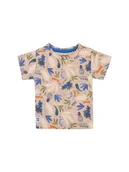 Kaftaniki dla niemowląt - Noppies Koszulka "Ofunato" w kolorze beżowym - miniaturka - grafika 1