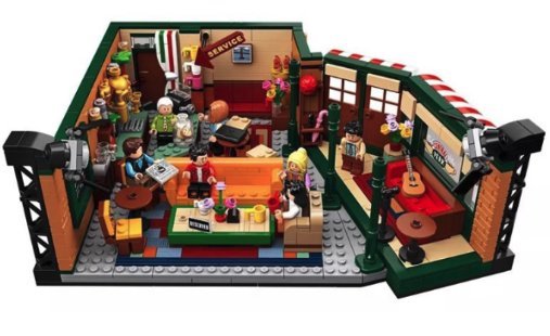 Klocki Konstrukcyjne Przyjaciele Central Perk Kawiarnia Zestaw Do Złożenia