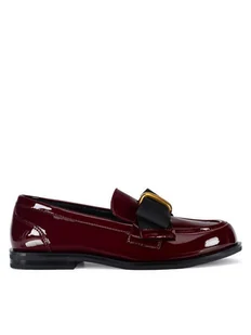 Gino Rossi Mokasyny SAVA-1797-23-2 Bordowy - Mokasyny damskie - miniaturka - grafika 1