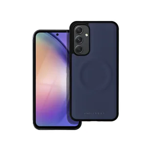 Etui na telefon komórkowy Roar Mag Morning Case z wykończeniem z ekoskóry iPhone 15 Plus granatowy - Etui i futerały do telefonów - miniaturka - grafika 1