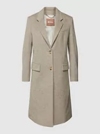 Płaszcze męskie - Płaszcz wełniany z listwą guzikową model ‘Catara’ - miniaturka - grafika 1