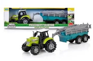 Mini Farma traktor z przyczepą Artyk - model lub pojazd - Samochody i pojazdy dla dzieci - miniaturka - grafika 1