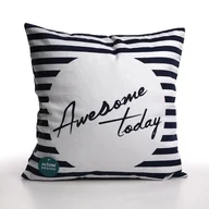 Poszewki na poduszki - Poszewka dekoracyjna 40 x 40 cm TODAY II bawełna 100% - miniaturka - grafika 1