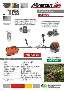 MASTERCUT BC430ES Kosa spalinowa 2,2 KM - Podkaszarki - miniaturka - grafika 6